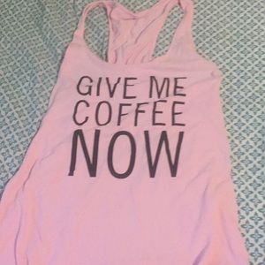 Pink tank top